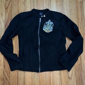 Gap coat with sewn on Harry Potter Patch